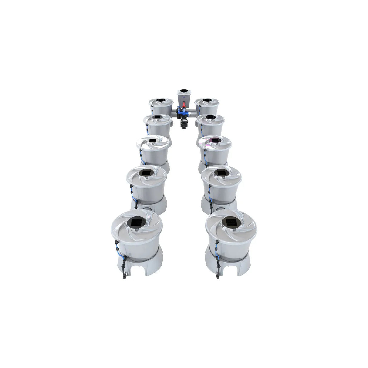 Alien Hydroponics V-SYSTEM 10 Pot 2 Row Kit