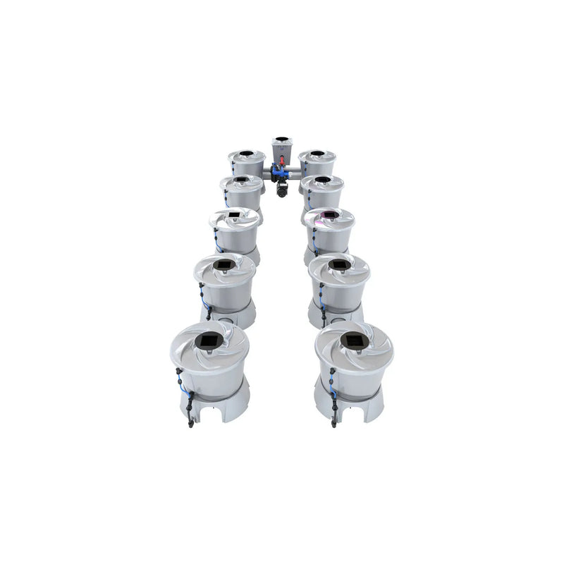 Alien Hydroponics V-SYSTEM 10 Pot 2 Row Kit