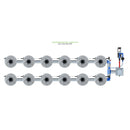 Alien Hydroponics V-SYSTEM 12 Pot 2 Row Kit