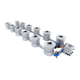 Alien Hydroponics V-SYSTEM 12 Pot 2 Row Kit