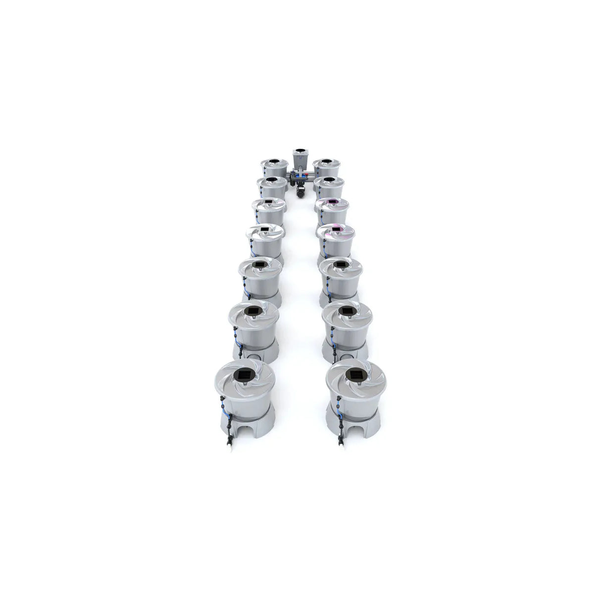 Alien Hydroponics V-SYSTEM 14 Pot 2 Row Kit