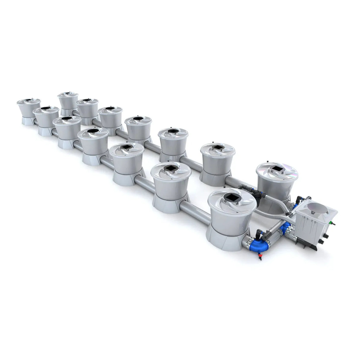 Alien Hydroponics V-SYSTEM 14 Pot 2 Row Kit