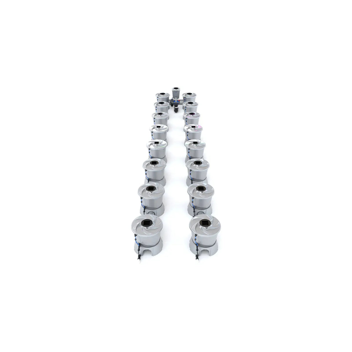 Alien Hydroponics V-SYSTEM 16 Pot 2 Row Kit