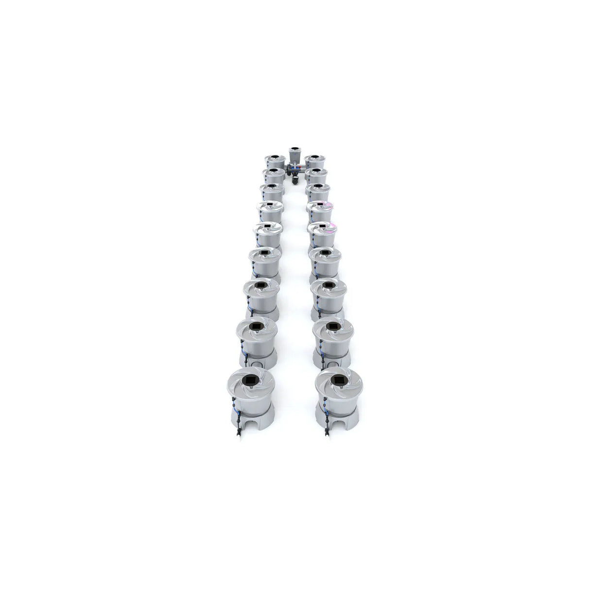 Alien Hydroponics V-SYSTEM 18 Pot 2 Row Kit