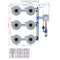 Alien Hydroponics V-SYSTEM 6 Pot 3 Row Kit