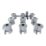 Alien Hydroponics V-SYSTEM 9 Pot 3 Row Kit