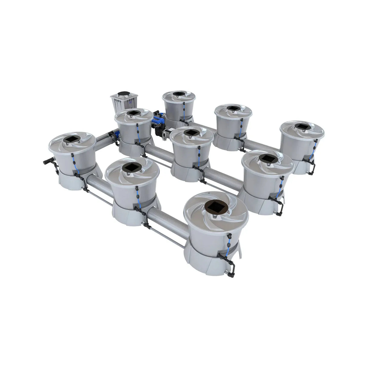 Alien Hydroponics V-SYSTEM 9 Pot 3 Row Kit