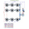 Alien Hydroponics V-SYSTEM 9 Pot 3 Row Kit