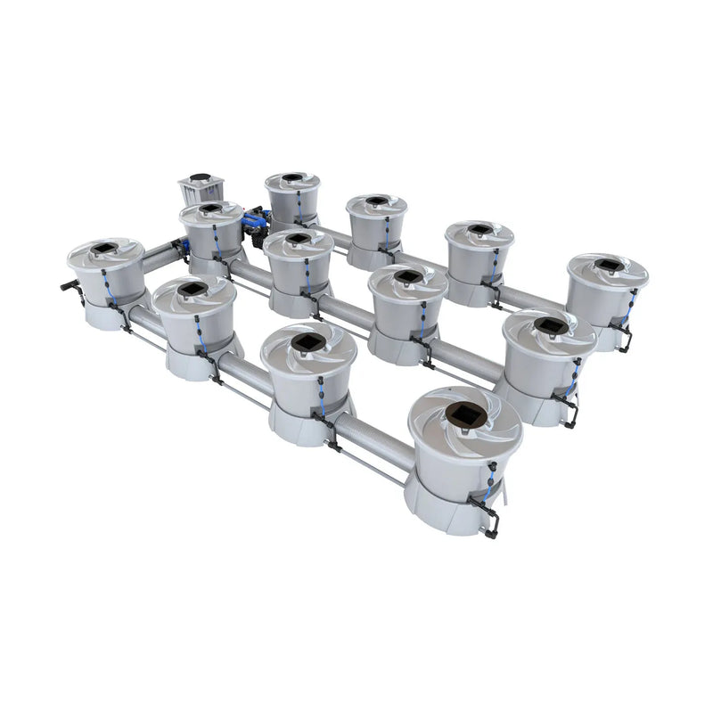 Alien Hydroponics V-SYSTEM 12 Pot 3 Row Kit