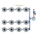 Alien Hydroponics V-SYSTEM 12 Pot 3 Row Kit