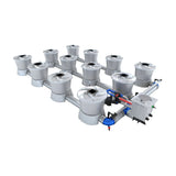 Alien Hydroponics V-SYSTEM 12 Pot 3 Row Kit