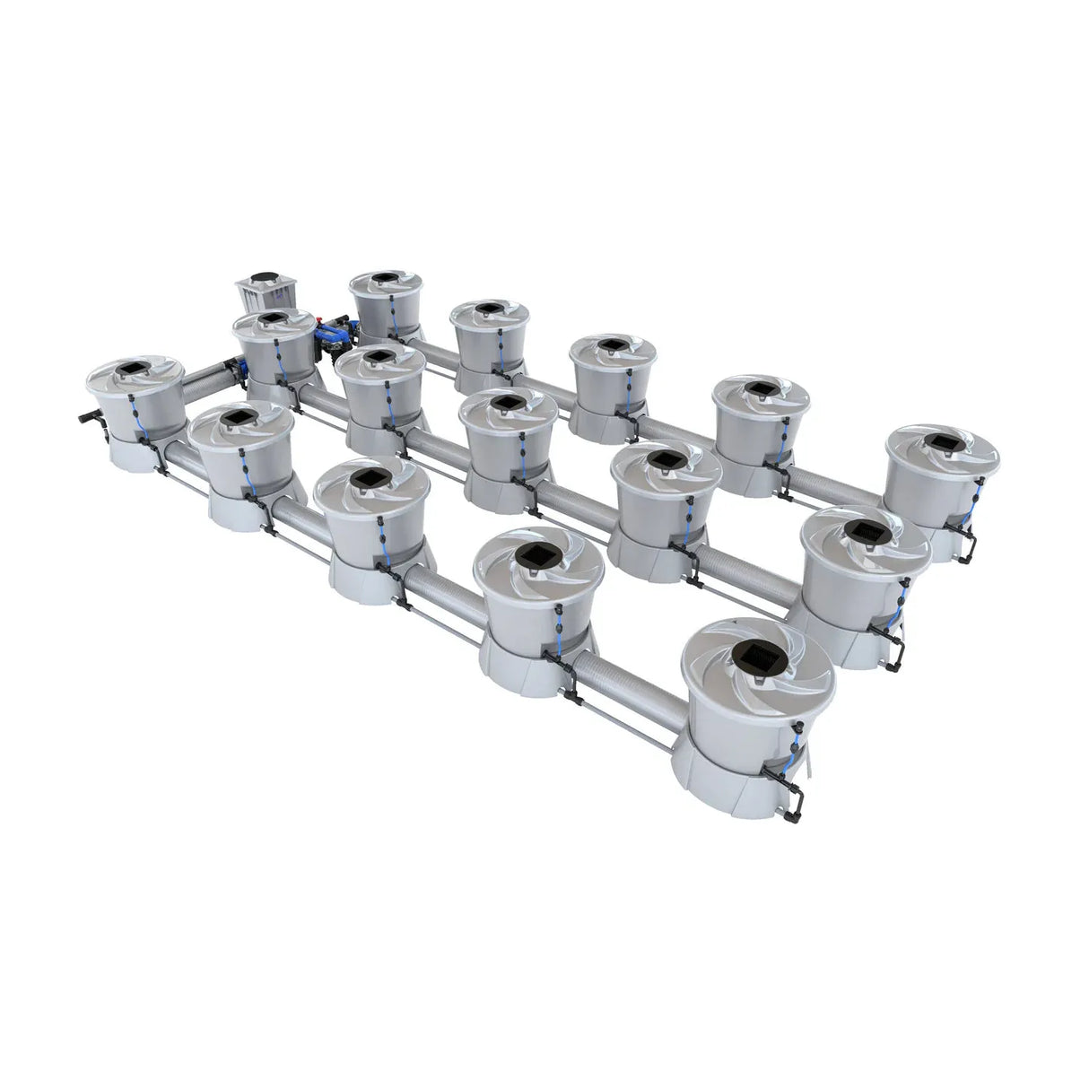 Alien Hydroponics V-SYSTEM 15 Pot 3 Row Kit