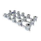 Alien Hydroponics V-SYSTEM 15 Pot 3 Row Kit