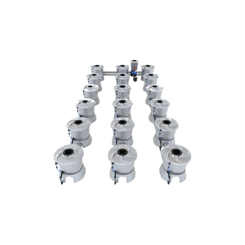Alien Hydroponics V-SYSTEM 18 Pot 3 Row Kit
