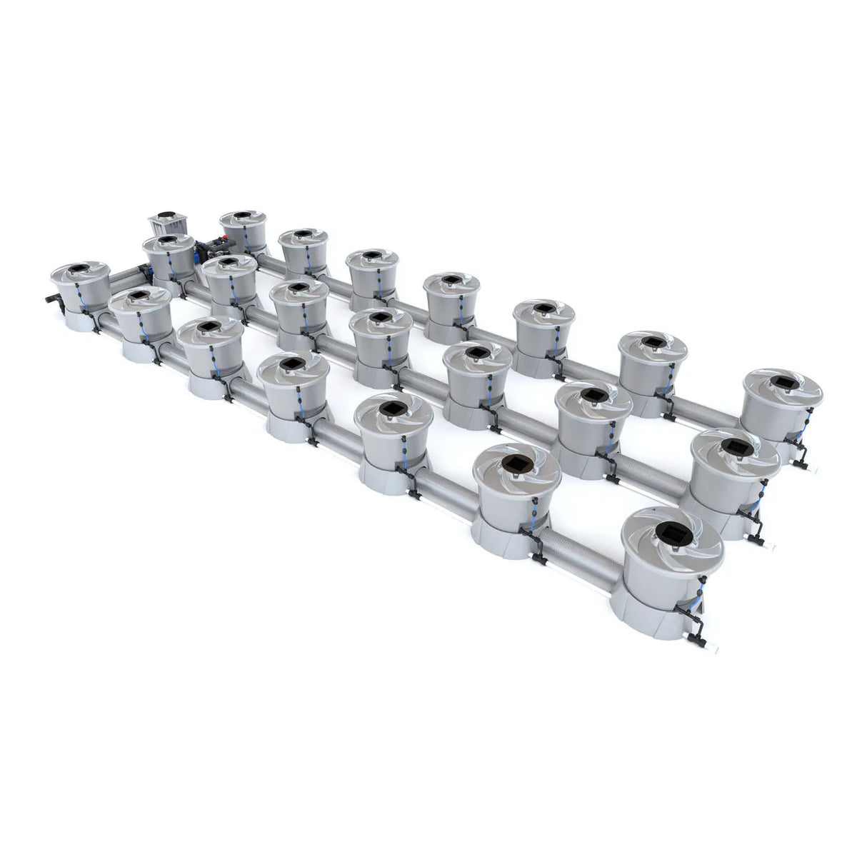 Alien Hydroponics V-SYSTEM 21 Pot 3 Row Kit