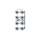 Alien Hydroponics V-SYSTEM 8 Pot 4 Row Kit