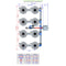 Alien Hydroponics V-SYSTEM 8 Pot 4 Row Kit