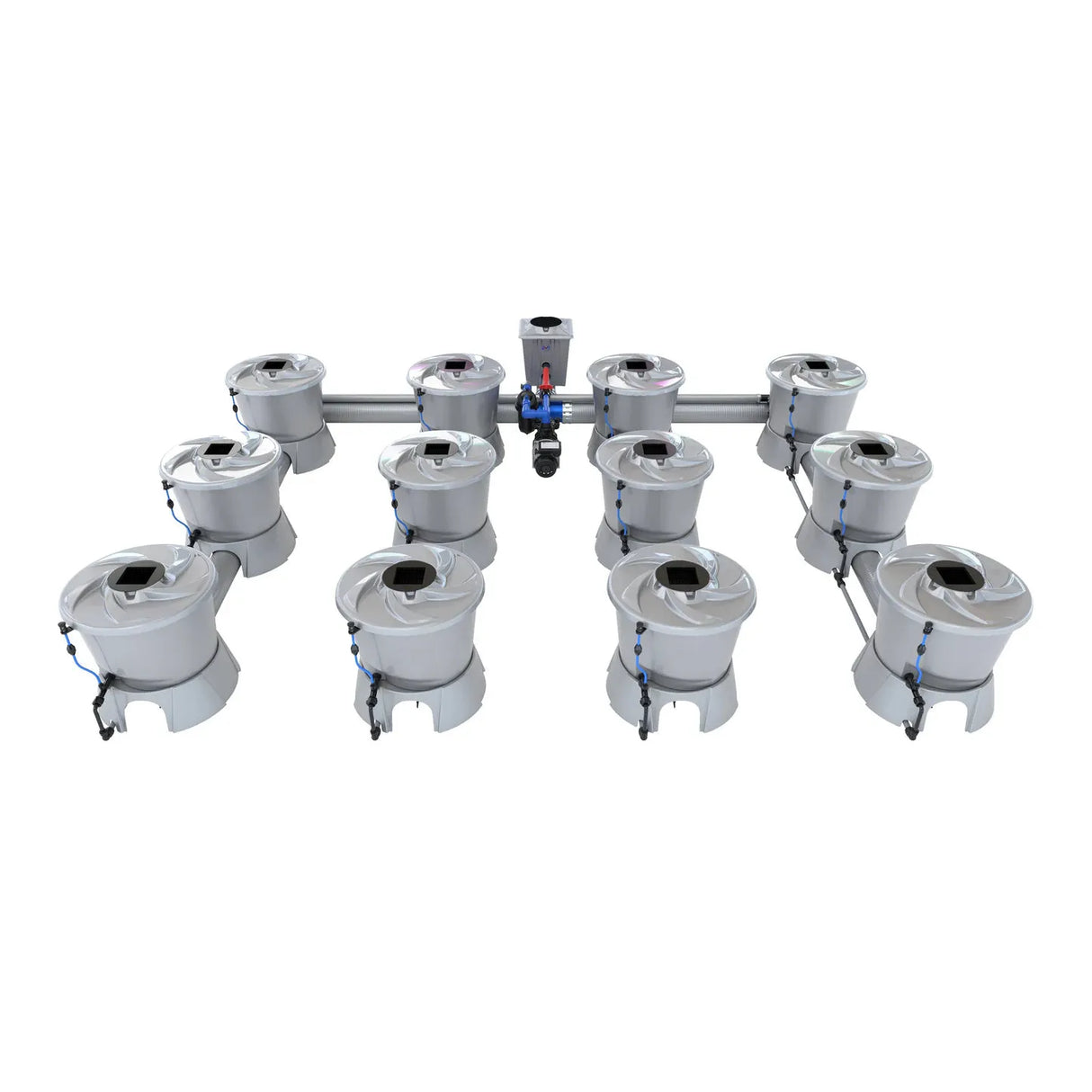 Alien Hydroponics V-SYSTEM 12 Pot 4 Row Kit