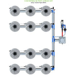 Alien Hydroponics V-SYSTEM 12 Pot 4 Row Kit