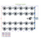 Alien Hydroponics V-SYSTEM 24 Pot 4 Row Kit