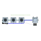 Alien Hydroponics RDWC 3 Pot 1 Row Kit