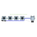 Alien Hydroponics RDWC 4 Pot 1 Row Kit