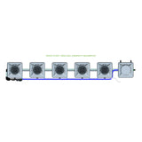Alien Hydroponics RDWC 5 Pot 1 Row Kit