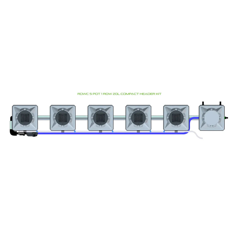 Alien Hydroponics RDWC 5 Pot 1 Row Kit