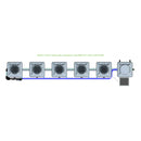 Alien Hydroponics RDWC 5 Pot 1 Row Kit