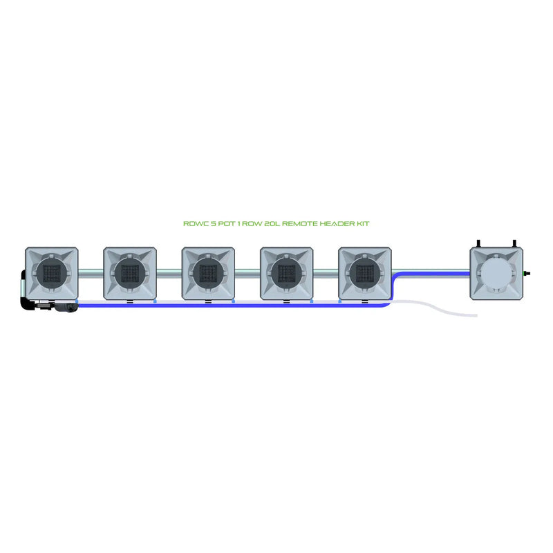 Alien Hydroponics RDWC 5 Pot 1 Row Kit