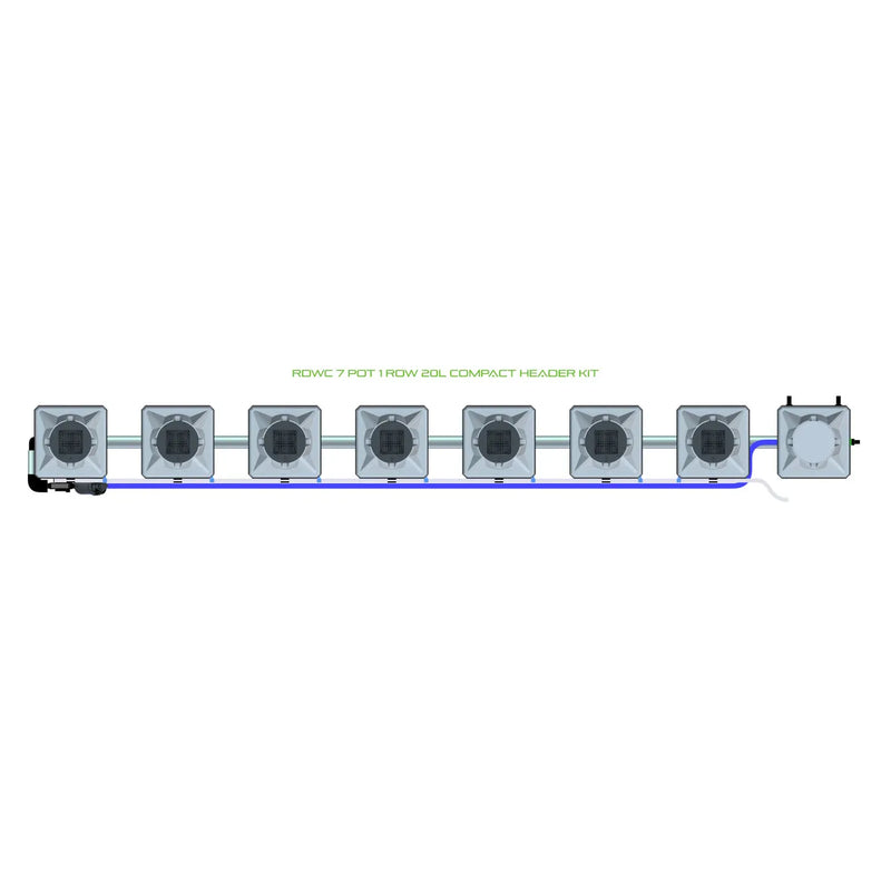 Alien Hydroponics RDWC 7 Pot 1 Row Kit