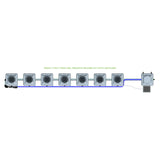 Alien Hydroponics RDWC 7 Pot 1 Row Kit