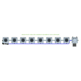 Alien Hydroponics RDWC 8 Pot 1 Row Kit