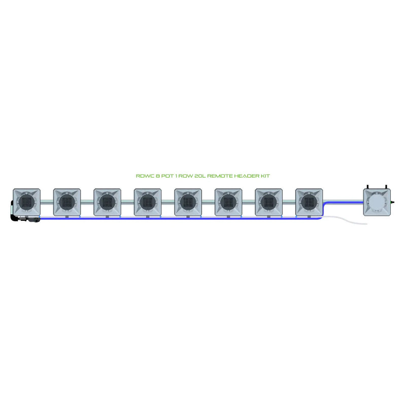 Alien Hydroponics RDWC 8 Pot 1 Row Kit