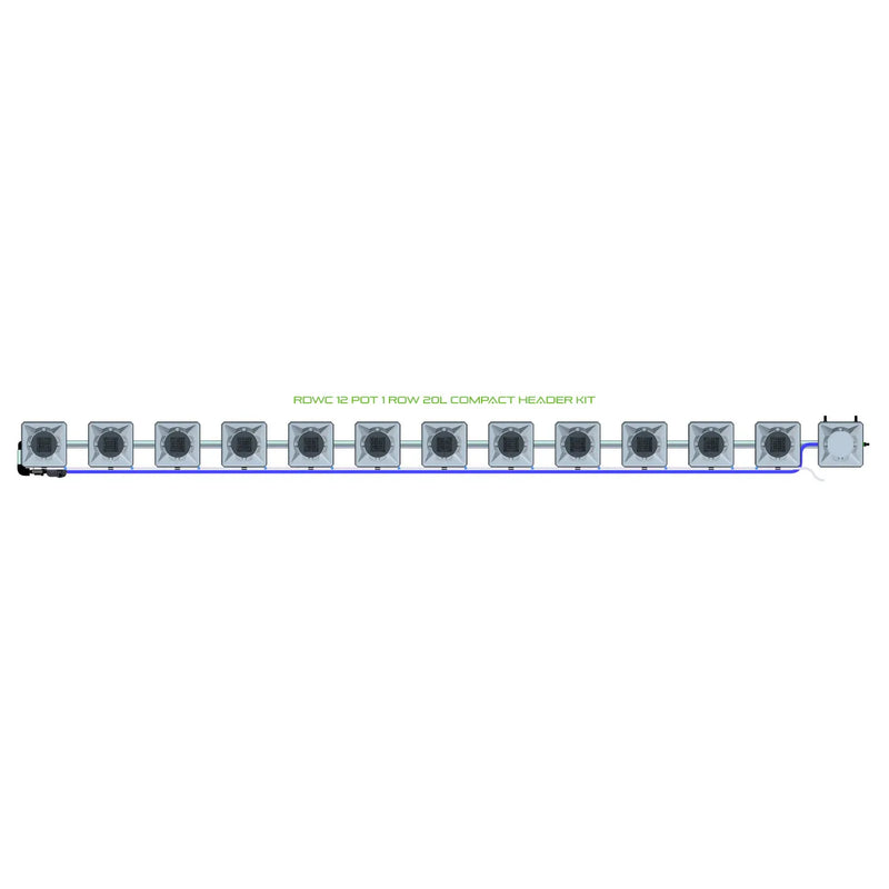 Alien Hydroponics RDWC 12 Pot 1 Row Kit
