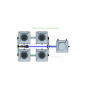 Alien Hydroponics RDWC 4 Pot 2 Row Kit