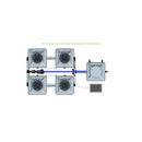 Alien Hydroponics RDWC 4 Pot 2 Row Kit