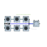 Alien Hydroponics RDWC 6 Pot 2 Row Kit