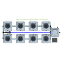 Alien Hydroponics RDWC 8 Pot 2 Row Kit