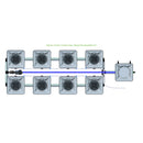 Alien Hydroponics RDWC 8 Pot 2 Row Kit