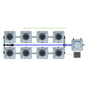 Alien Hydroponics RDWC 8 Pot 2 Row Kit