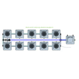 Alien Hydroponics RDWC 10 Pot 2 Row Kit