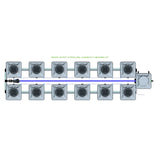 Alien Hydroponics RDWC 12 Pot 2 Row Kit