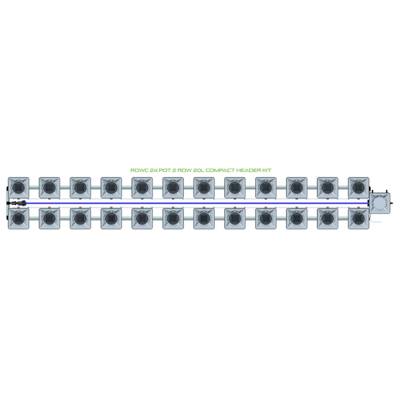 Alien Hydroponics RDWC 24 Pot 2 Row Kit
