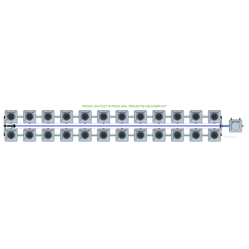 Alien Hydroponics RDWC 24 Pot 2 Row Kit