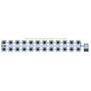 Alien Hydroponics RDWC 24 Pot 2 Row Kit