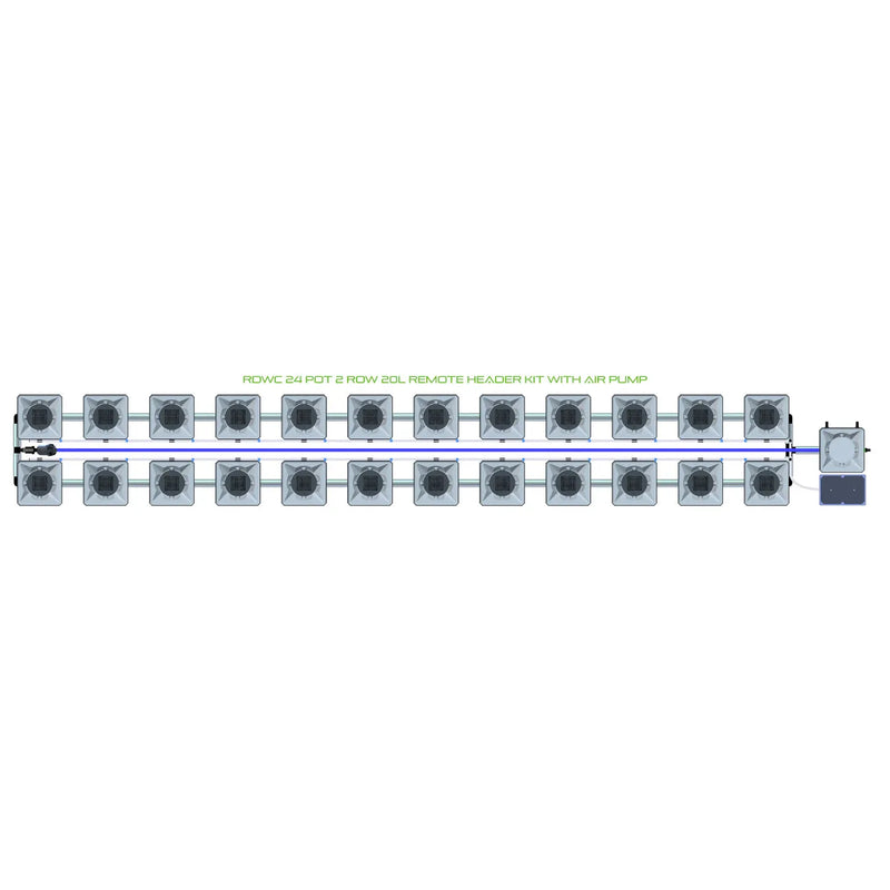 Alien Hydroponics RDWC 24 Pot 2 Row Kit