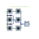 Alien Hydroponics RDWC 6 Pot 3 Row Kit