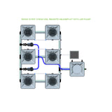 Alien Hydroponics RDWC 6 Pot 3 Row Kit