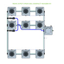 Alien Hydroponics RDWC 9 Pot 3 Row Kit